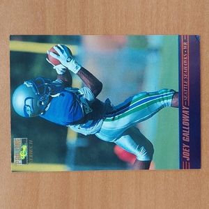 Vintage Joey Galloway, Seattle Seahawks football trading card 1995 🏈